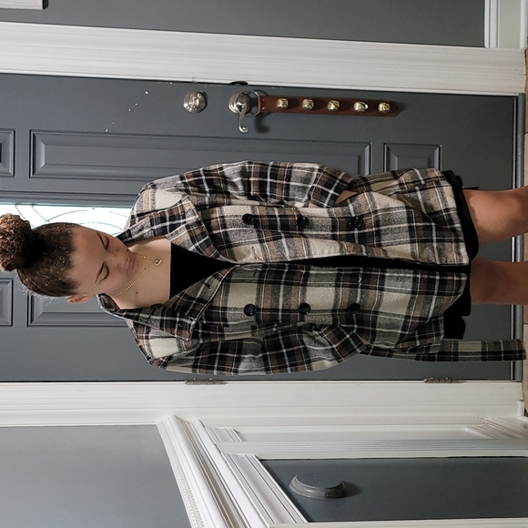 Neu Look Jackets & Blazers - Juniors XL Plaid coat.